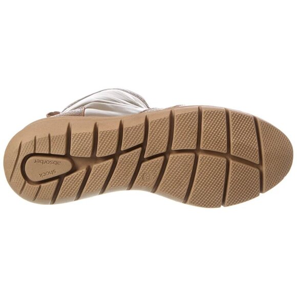 NEW ERIC MICHAEL Leather Pacific Booties in Taupe for women 1125 5m3 - Picture 4 of 5